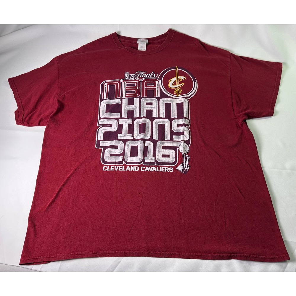 NBA Finals Champions 2016 Cleveland Cavaliers T Shirt Mens 2XL Gildan